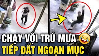 Thanh niên hớt hải 'CHẠY VỘI TRÚ MƯA' và cái kết khiến cả bọn 'KHÔNG NHỊN ĐƯỢC CƯỜI'| Tin 3 Phút Hài