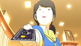 The girl accidentally got a black card, which allows her to make unlimited payments without having t