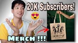 Happy 20K Subscribers! + first MERCH is now available 💙