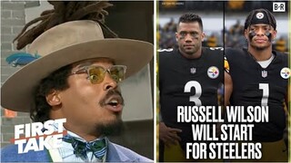 FIRST TAKE | Lamar & Ravens will win AFC North! - Cam Newton DESTROY Steelers amid QB controverse