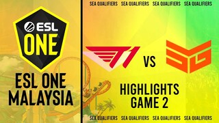 Game 2 Highlights: T1 vs Team SMG (Gabbi vs MidOne BO3) | ESL One Malaysia 2022 Southeast Asia