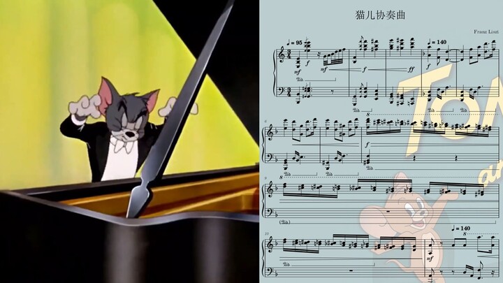 Bản nhạc piano Tom và Jerry: “Bản concerto của mèo”