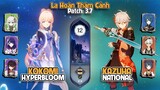 C0 Kokomi Hyperbloom & C0 Kazuha National | La Hoàn Thâm Cảnh Tầng 12 | Genshin Impact 3.7