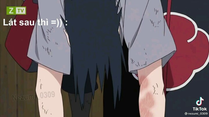 sasuke said: lúc đó em tưởng dị là ngầu😂😂😂😂