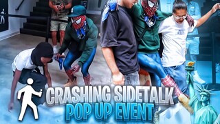 CRASHING SIDETALK POP UP EVENT IN NYC🗽*IT GOT INTENSE *