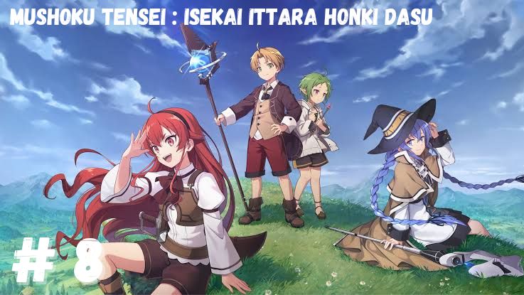 Sinopsis dan link nonton episode 8 anime Mushoku Tensei Season 2: Waduh,  Rudeus ditantang untuk berduel! - Hops ID