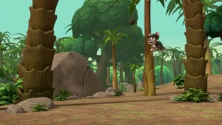 Tracker and Everest playing soccer with Snort - Paw patrol