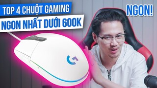 TOP 04 Chuột Gaming Dưới 600K CÂN MỌI NHU CẦU Của Game Thủ - Cái Cuối Cùng Là Ngon Nhất? - TNC Store