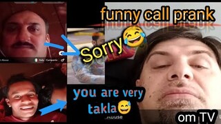 funny call prank on om TV,😂try to english speaking||😅😂#comedy #viral #video ||🗣️