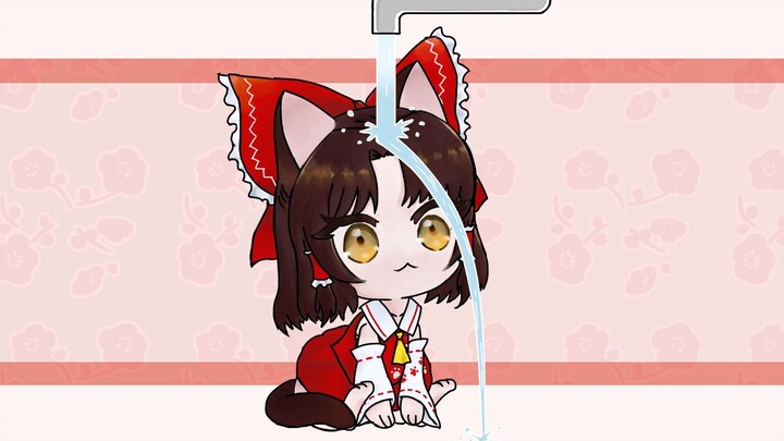 【Touhou】Reimu tidak bisa minum air