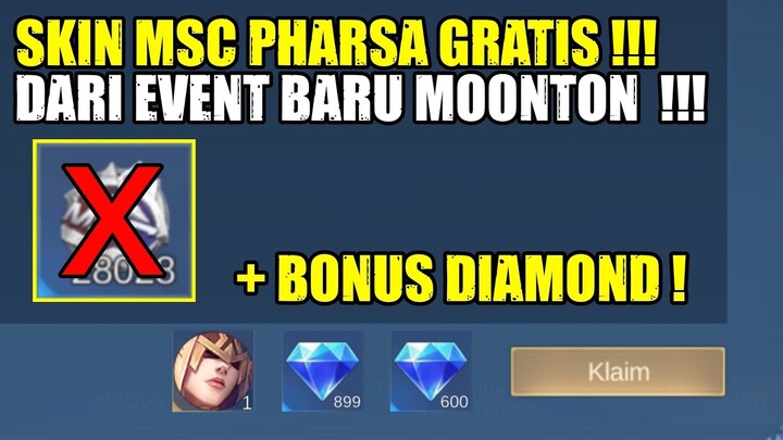 SKIN MSC PHARSA GRATIS ! CARA DAPATKAN SKIN MSC PHARSA GRATIS DAN DIAMOND GRATIS EVENT MLBB TERBARU