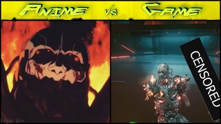 Adam Smasher in Anime vs in Game (Cyberpunk: Edgerunners)