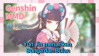 [Genshin, MMD] Yun Jin menarikan "Bunga dan Bulan"