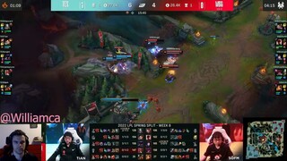 Tâm điểm trận đấu giữa TES và WBG phần 9 #game #LOL