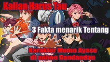 Kalian Harus Tau 3 Fakta Menarik Tentang Karakter Momo Ayase di anime Dandandan