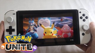 New FREE Game! Pokemon Unite Nintendo Switch Gameplay Handheld (No Commentary)