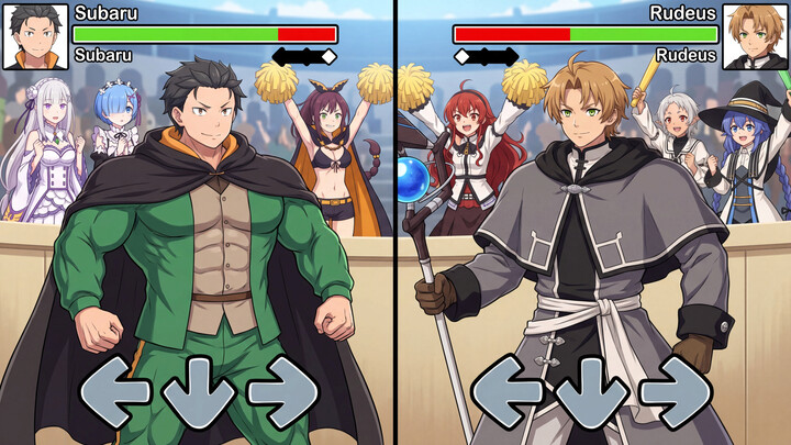 Subaru Natsuki vs. Rudeus, the final battle at the pinnacle of another world!