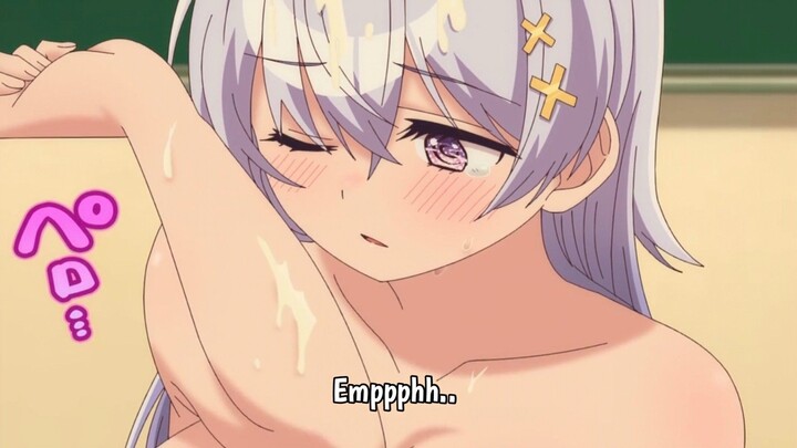 Hiyori-sensei habis ngapain tuh kok sampe lumer di tangan dan wajah loh ya 🥵💦