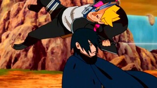 Borushiki Stabs Sasuke Eyes - Sasuke Loses his Rinnegan