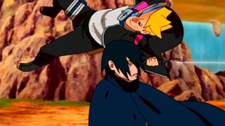 Borushiki Stabs Sasuke Eyes - Sasuke Loses his Rinnegan