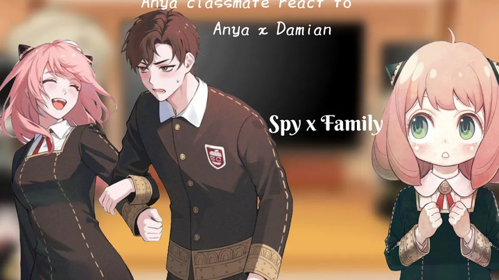 🍁eden academy ตอบโต้ anya x damian🍁 // spy x family react \\ gacha club 🇱🇷🇧🇷 ftForger family