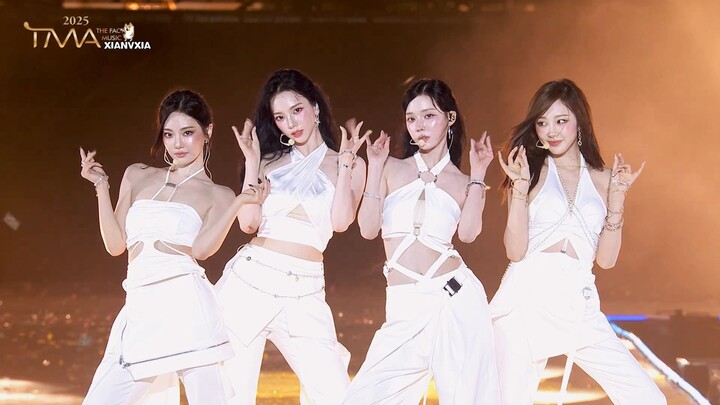 【4K 50fps】aespa - Dirty Work + Whiplash + Rich Man (250920 2025 The Fact Music Awards)