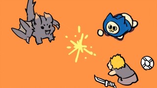 I'm here to save you, meow!!! Eveonecat but stupid cat