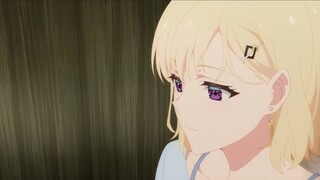 Saki realized that she liked the male protagonist, and when her classmate confessed his love to her,