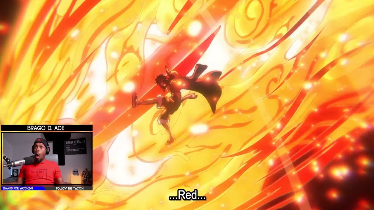 Luffy uses RED ROC, 4k