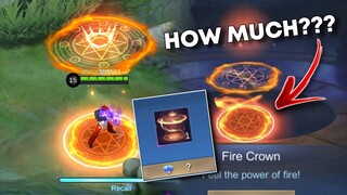 HOW MUCH IS THE FIRE CROWN EPIC RECALL?! | NEW BEST RECALL FOR FREESTYLE | CHOU GAMEPLAY - MLBB