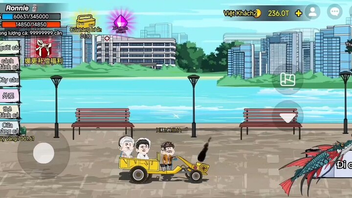 cách nhận kim cương trong câu cá vạn cân