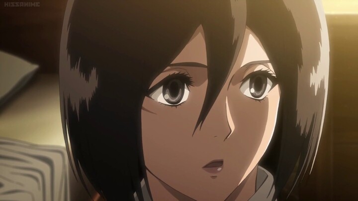 Eren and Mikasa scene | Attack on Titan Season 2