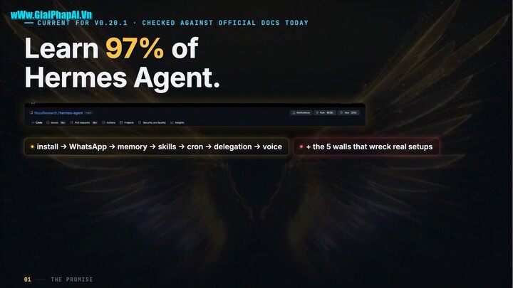 Learn 97% of Hermes Agent in 13 Minutes