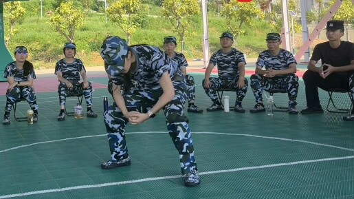 Military training, but Super Monkey King.