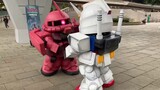 GUNDAM Cosplay Battle in Anime Show