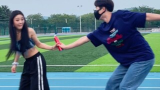 How do Kpop people run? "Kpop Four by One Hundred Dance Relay"｜Invite your friends to film together!