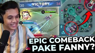 Fanny Mode Compe + Marah Besar!! Early Tanpa Buff Late Game Menggila!! - Mobile Legends