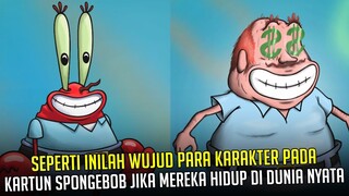 Wujud para Karakter kartun SpongeBob jika mereka hidup di Dunia Nyata | #spongebobpedia - 26