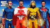 GTA 5 - Superman & Sentry VS Omniman & Homelander | Epic Team Battle !!