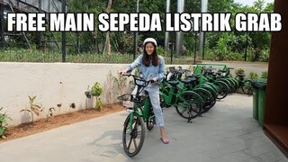 FREE MAIN SEPEDA LISTRIK GRAB TANPA APPS
