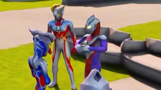 Ba Ultramen lớn tập hợp ba Ultramen nhỏ lại với nhau. Họ sẽ làm cái quái gì thế?