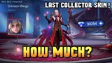 CECILION NEW COLLECTOR SKIN "CRIMSON WINGS" GAMEPLAY AND HOW MUCH? GRAND COLLECTION EVENT -  MLBB