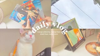 slice of life vlog 💌 || mini shein haul, manga unboxing, journaling, new kitten? many more