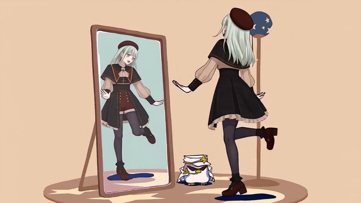 Muko-mi’s adorable mirror dance!