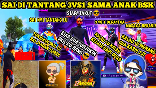 DI TANTANG 3 VS 1 SAI KALAH KELUAR GUILD 😭