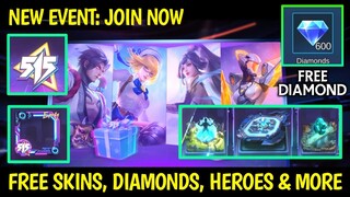 515 IS HERE FREE SKINS, HERO, DIAMONDS, BORDER, EMOTE + MORE REWARDS || MOBILE LEGENDS
