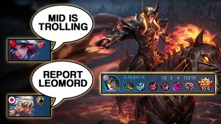 I Finally Decided To Play Leomord, But Then This Happened... | Mobile Legends