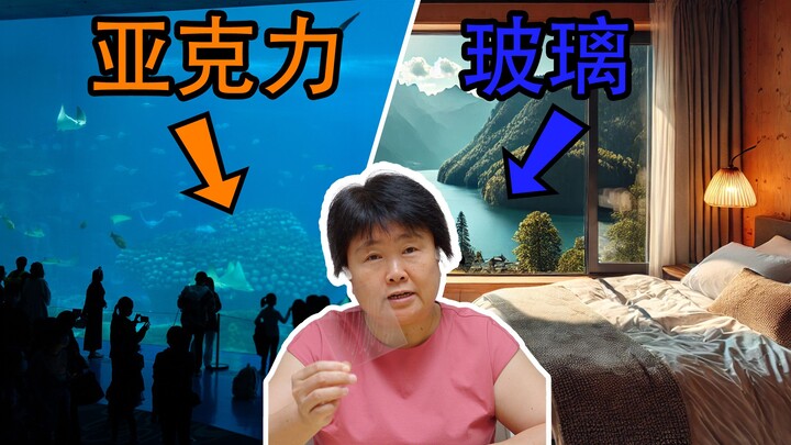 Tại sao thủy cung dùng acrylic còn cửa sổ lại dùng kính?