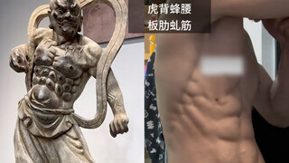 锦衣卫标配身材要求虎背蜂腰螳螂腿！板肋虬筋肌肉形态#徒手健身 #核心力量#薄肌男孩#街健 #薄肌男孩