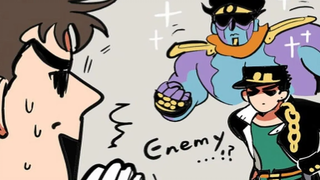 Young Joseph Vs Jotaro JoJo Comic Dub